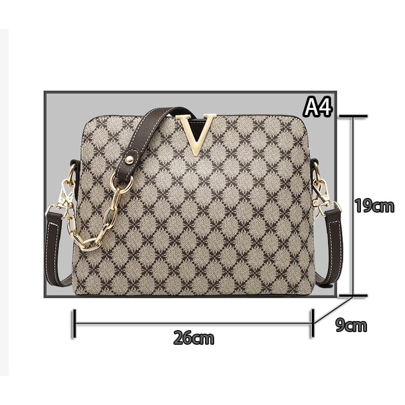 Bolsa Feminina de Couro Fashion Vick