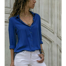 Camisa Feminina Social de Poliéster Mirella