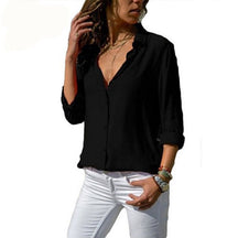 Camisa Feminina Social de Poliéster Mirella