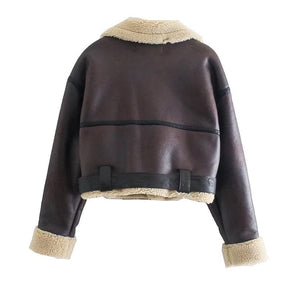 Jaqueta Feminina de Couro Leather Lady