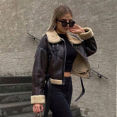 Jaqueta Feminina de Couro Leather Lady