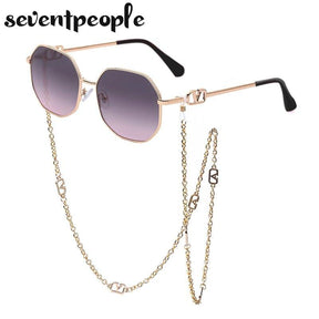 Óculos de Sol Feminino Cordão Minimalista