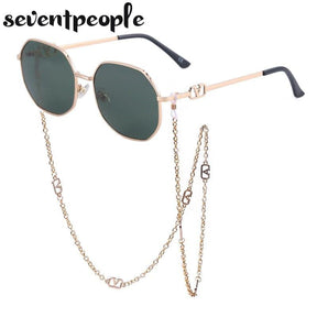Óculos de Sol Feminino Cordão Minimalista