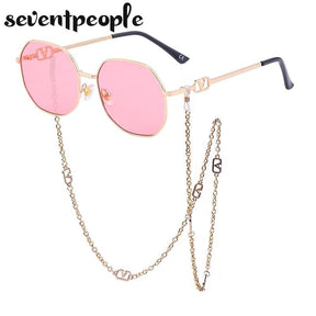 Óculos de Sol Feminino Cordão Minimalista